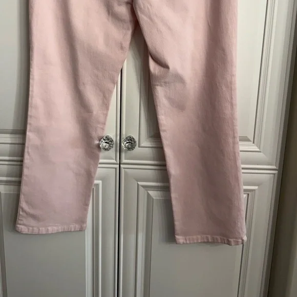 NWT Womens Sz 16P Gloria Vanderbilt Amanda  High Rise Straight Leg Pink Jeans - Picture 10 of 11